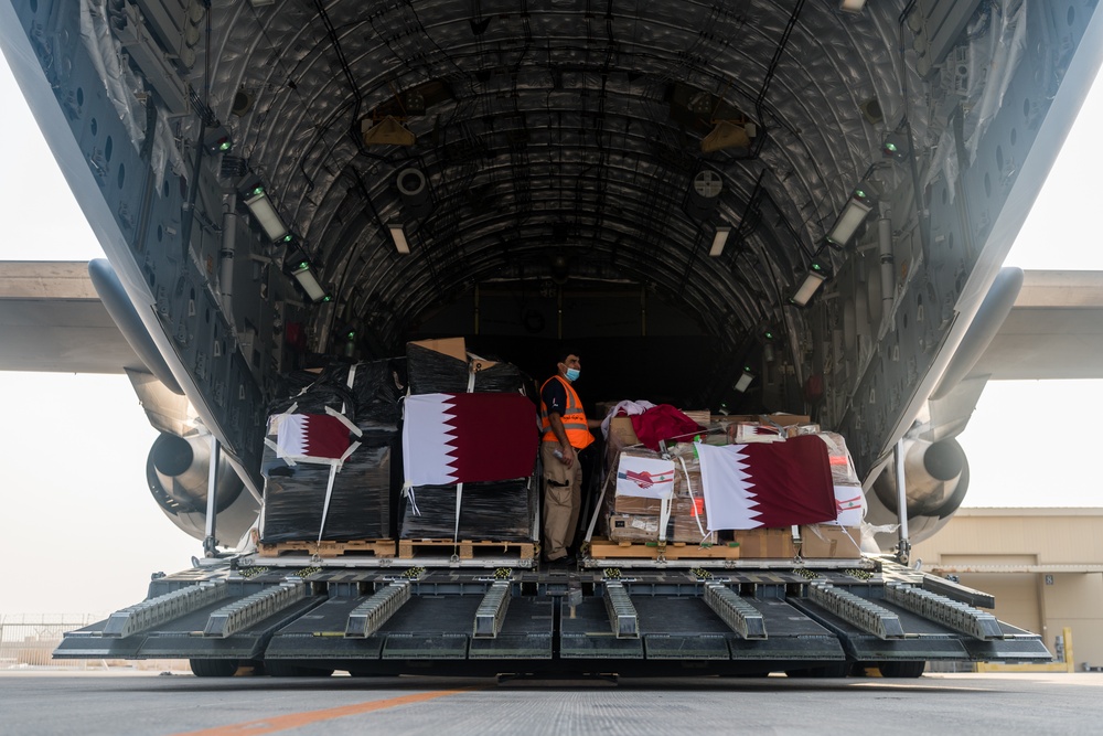 U.S. and Qatar deliver humanitarian aid to Lebanon