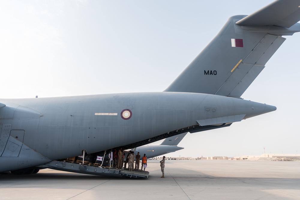 U.S. and Qatar deliver humanitarian aid to Lebanon