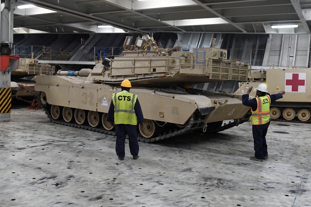 30th ABCT Equipment Loaded for Home