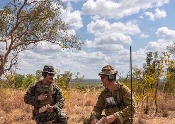 Marines, Australian Army work to direct B-1B, B-2 bombers