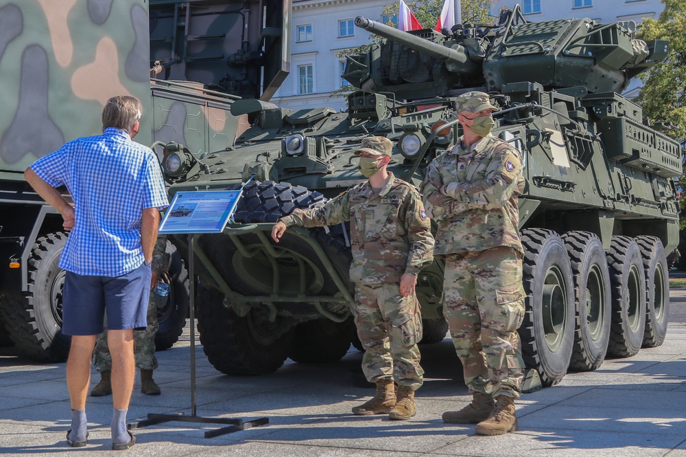 U.S. Soldiers participate in Polish Armed Forces Day
