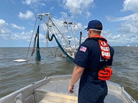 Coast Guard rescues 3 adults, 1 child near Biloxi, Mississippi