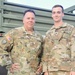 Father and son deployed together promoted