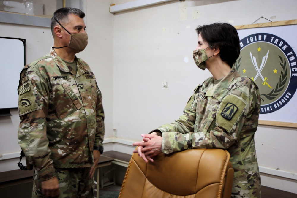 BG Boyd visits Al Asad Air Base