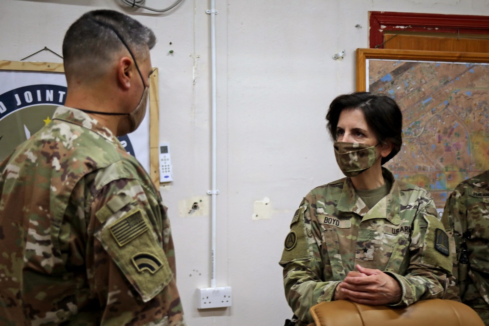 BG Boyd visits Al Asad Air Base