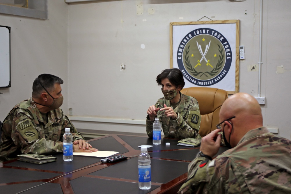 BG Boyd visits Al Asad Air Base