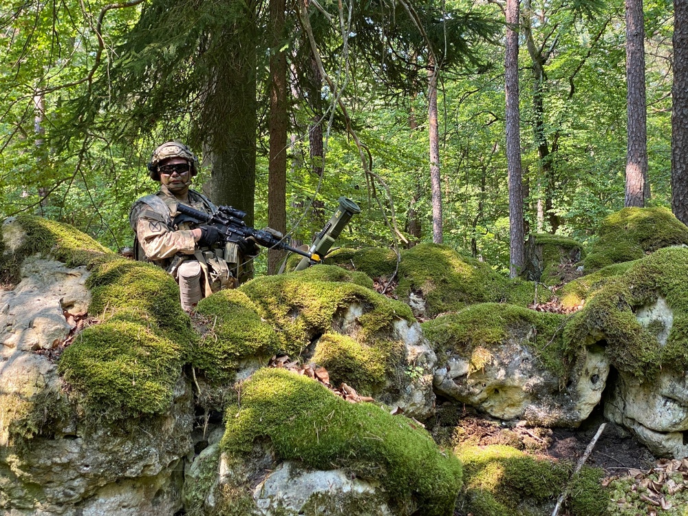 Airborne Cavalry Defends Command Post