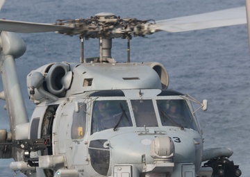 Underway on deployment, in maintenance stateside and beyond: The life cycle of an HSM 73 helicopter aboard USS Ralph Johnson