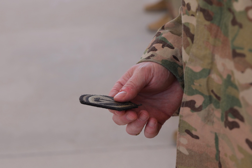 New Jersey National Guard Soldiers receive combat patch