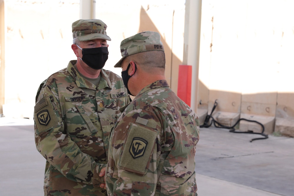 New Jersey National Guard Soldiers receive combat patch