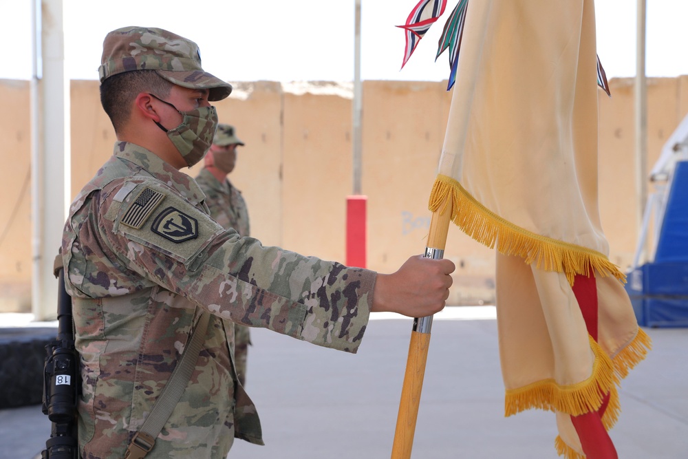 New Jersey National Guard Soldiers receive combat patch