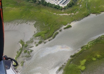 Coast Guard and local agencies respond to diesel spill on James Island