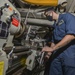 Machinery Repairman Operates Lathe Aboard Aircraft Carrier USS Nimitz CVN 68