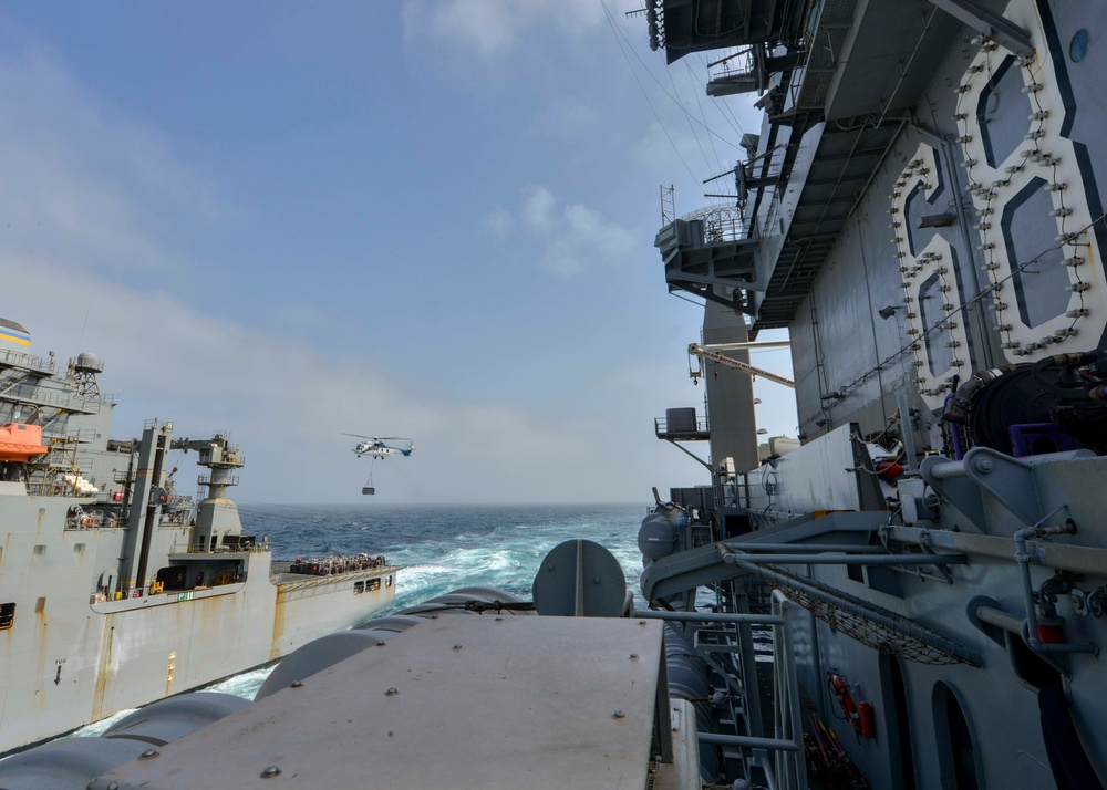 Nimitz Conducts Replenishment-At-Sea