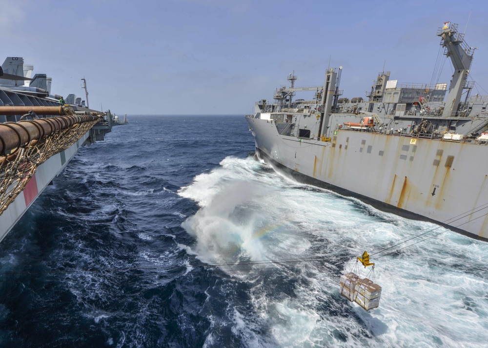 Nimitz Conducts Replenishment-At-Sea