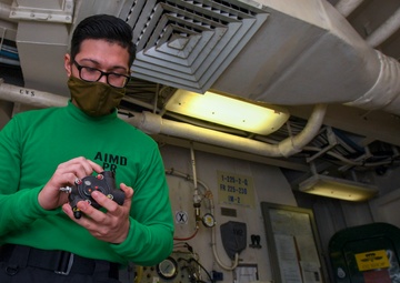 Sailor Inspects CRU-103 A/P
