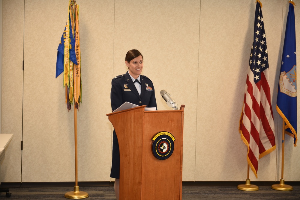 94th Intelligence Squadron Change of Command
