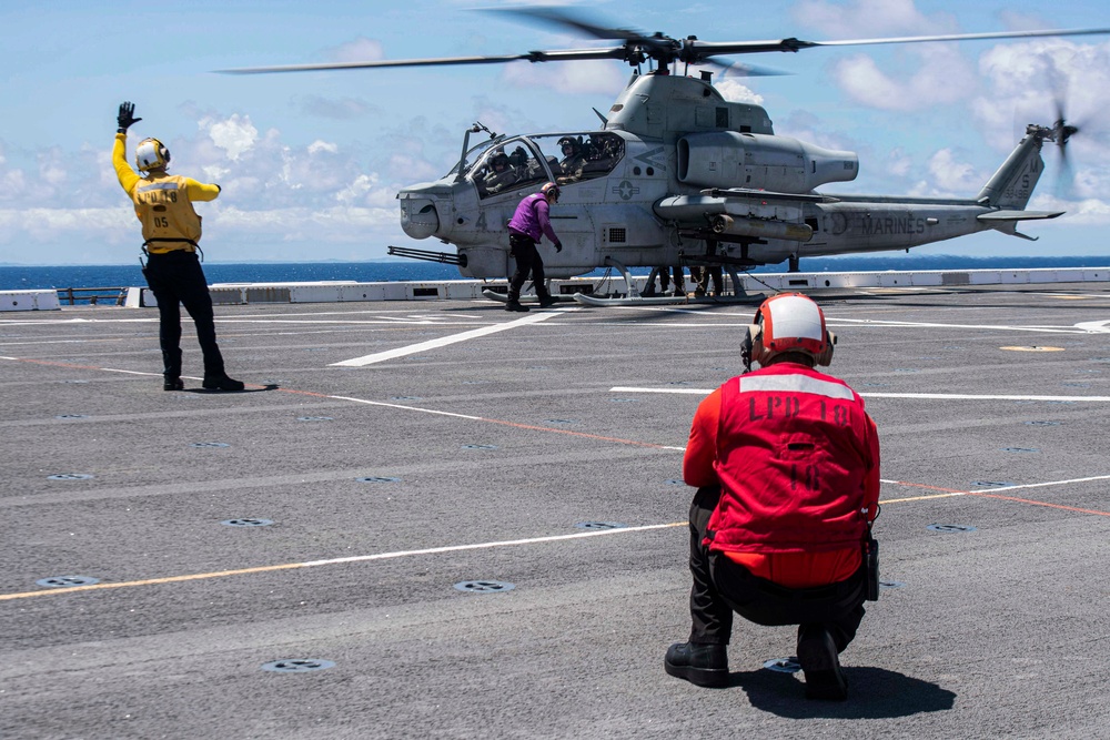 USS New Orleans Flight Operations