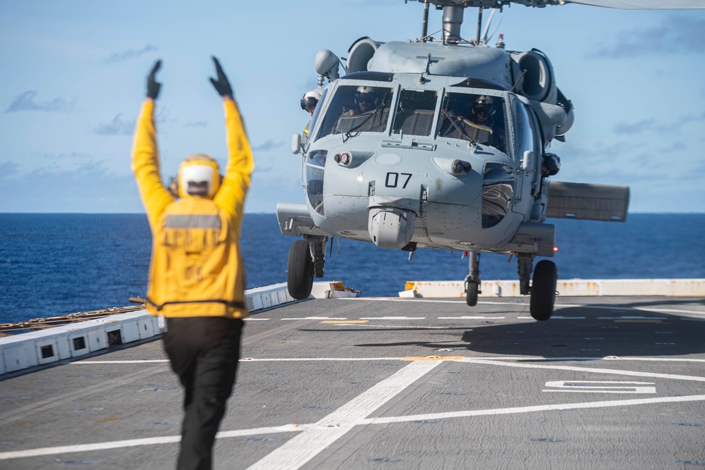 USS New Orleans Flight Operations