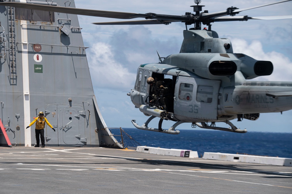 USS New Orleans Flight Operations