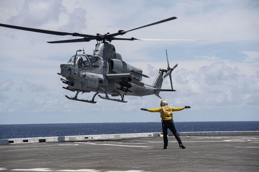 USS New Orleans Flight Operations