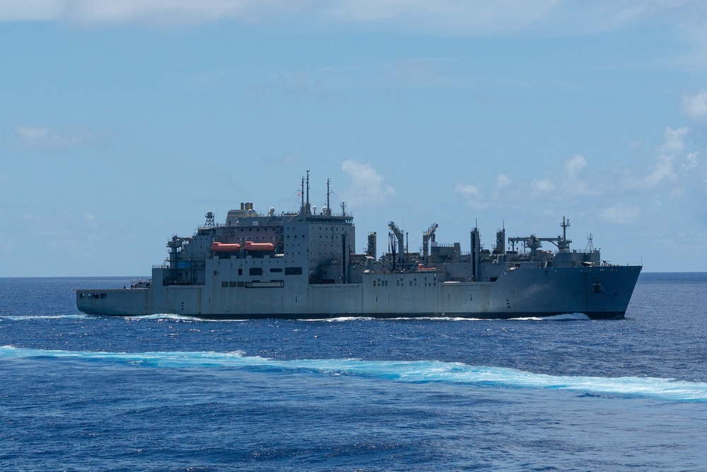 USS Halsey Conducts Replenishment-at-sea