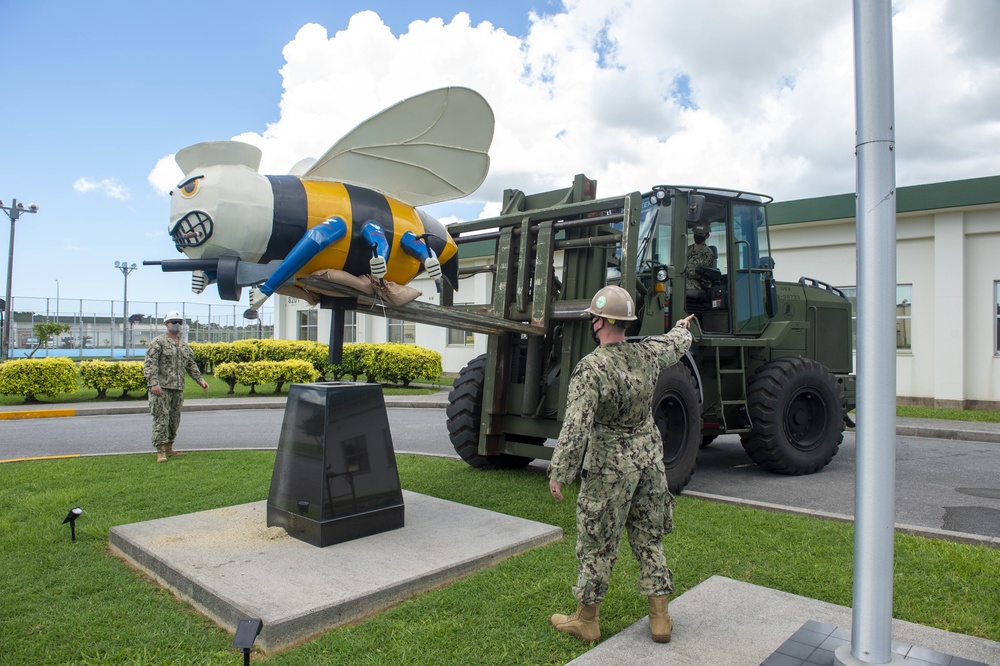 Seabees Prepare Camp Shields for Inclement Weather