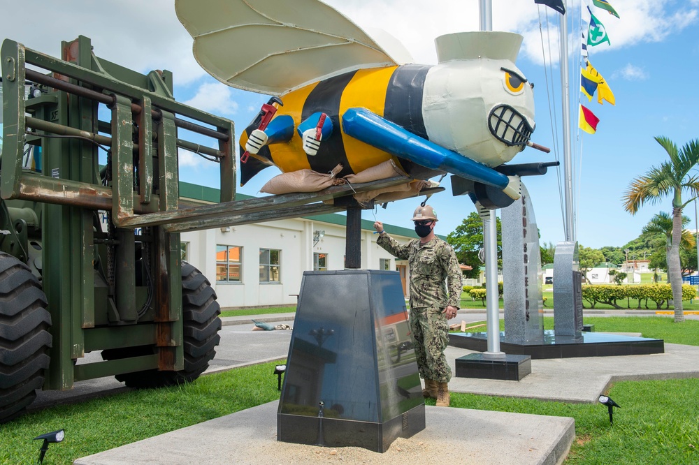 Seabees Prepare Camp Shields for Inclement Weather