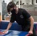 Headline: USS Halsey Conducts Messdeck Duties