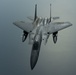 A F-15C Eagle Flies over the U.S. Central Command area of responsibility.