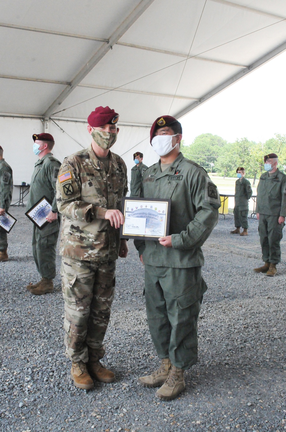 Fort Polk Soldiers awarded for work at North Fort Screening Site