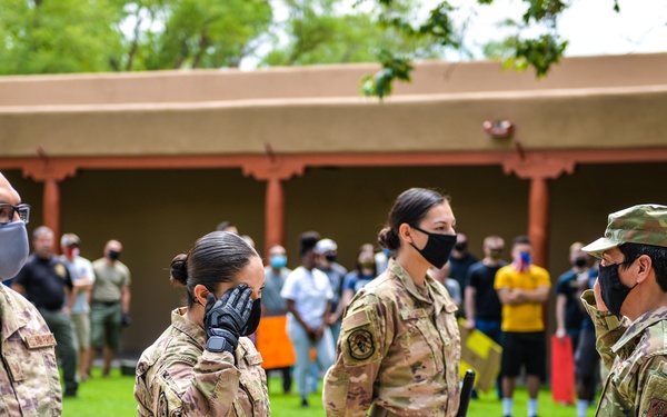 Members of the 150th Security Forces Squadron Conduct a Domestic Operations Exercise In support of the Joint New Mexico National Guard’s Reaction Force.