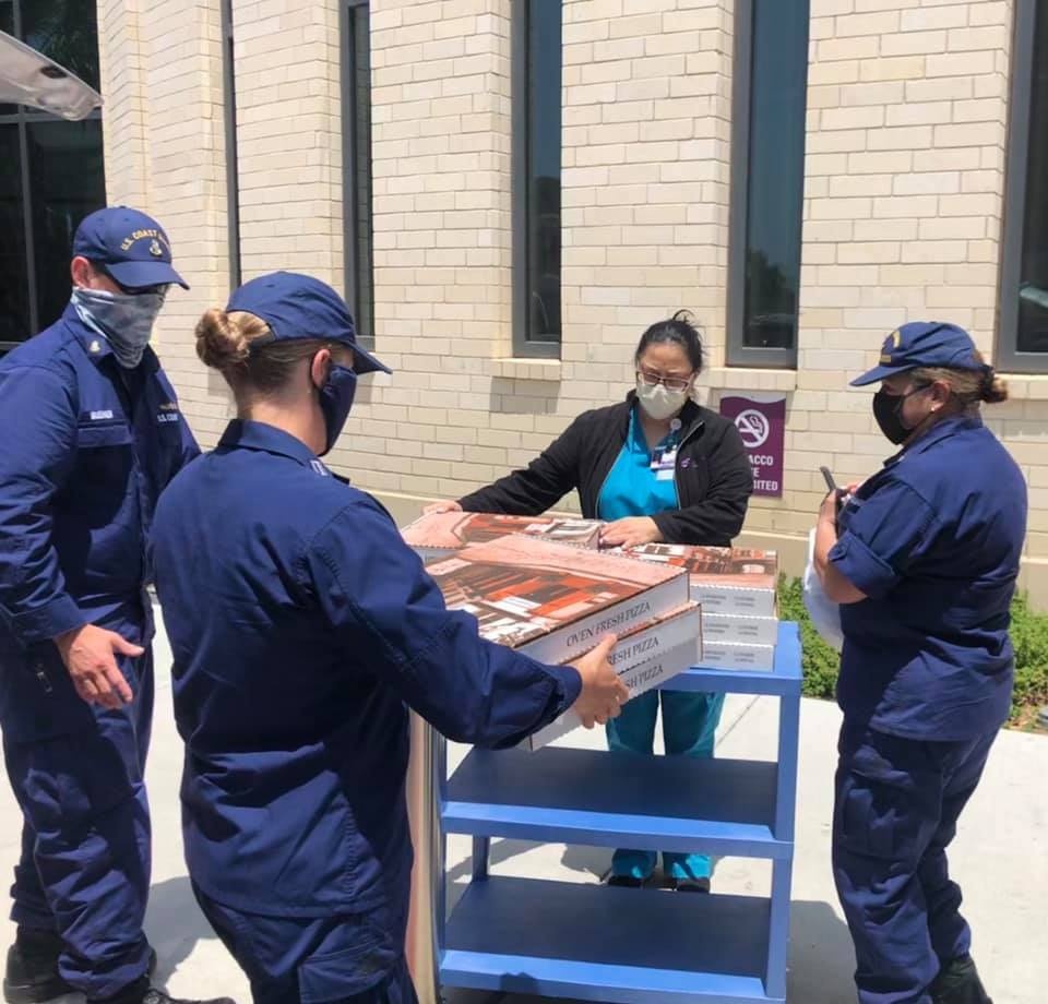 Coast Guard Sector/Air Station Corpus Christi thank local healthcare workers