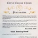 Corpus Christi Mayor signs Safe Boating Week Proclamation