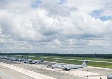 Team Dover rallies to safeguard aircraft from tropical storm