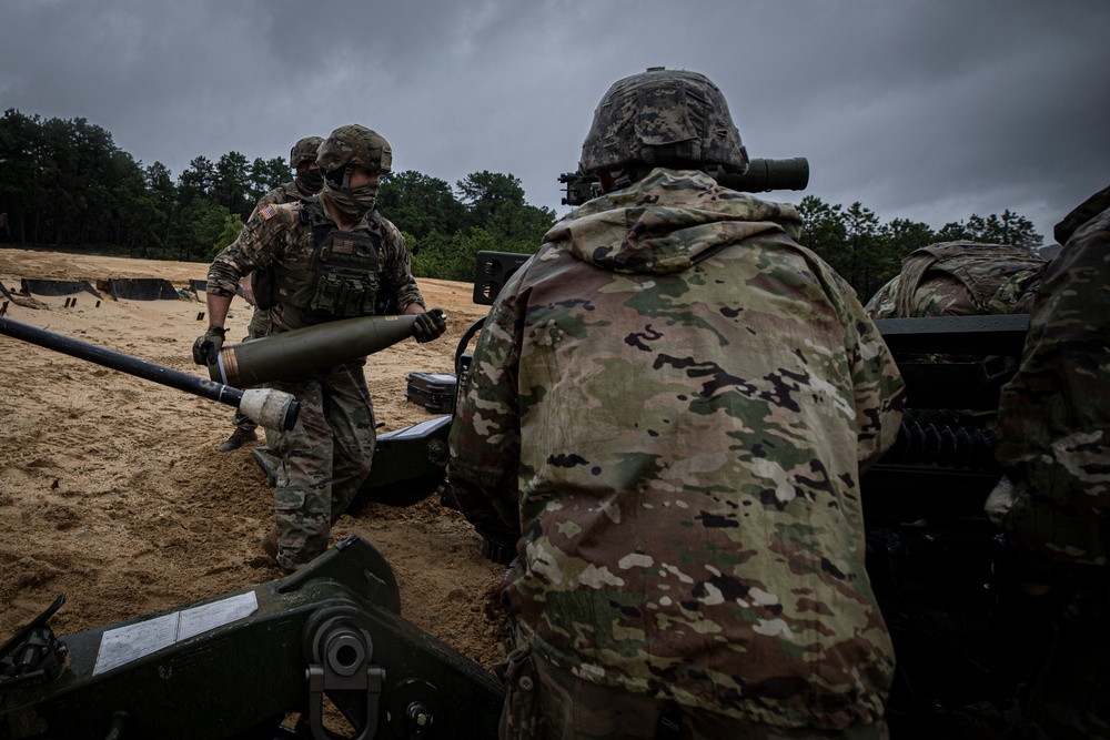 3-112th Field Artillery training