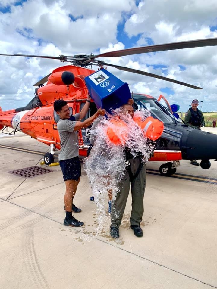 Coast Guard Sector/Air Station Corpus Christi Executive Officer returns from last flight