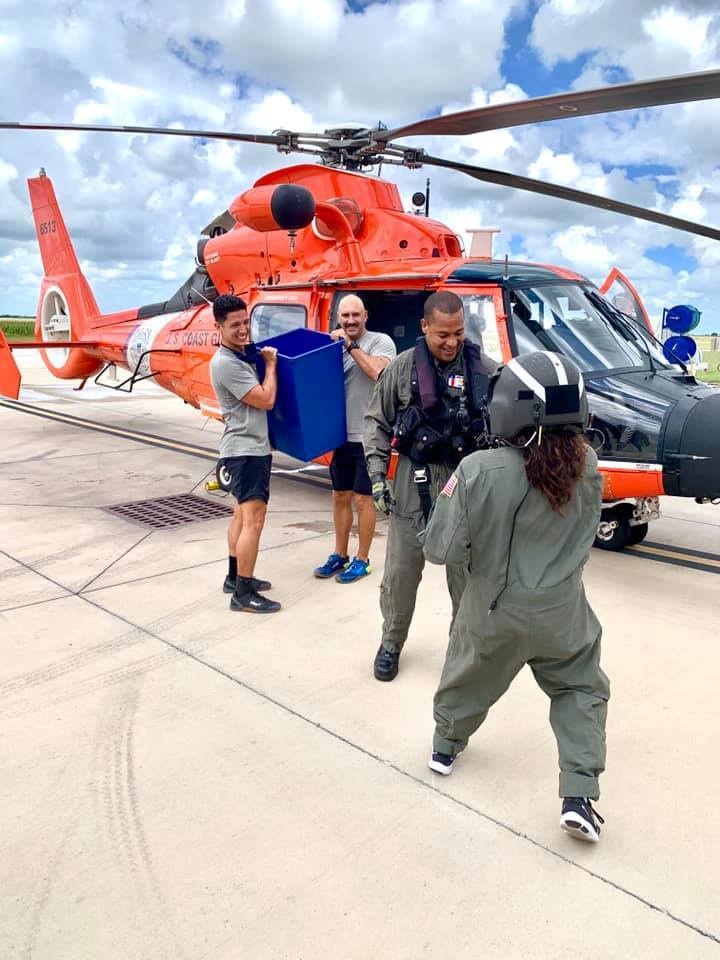 Coast Guard Sector/Air Station Corpus Christi Executive Officer returns from last flight