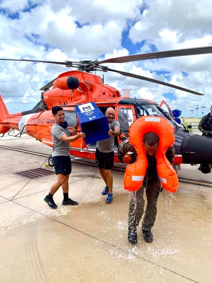 Coast Guard Sector/Air Station Corpus Christi Executive Officer returns from last flight