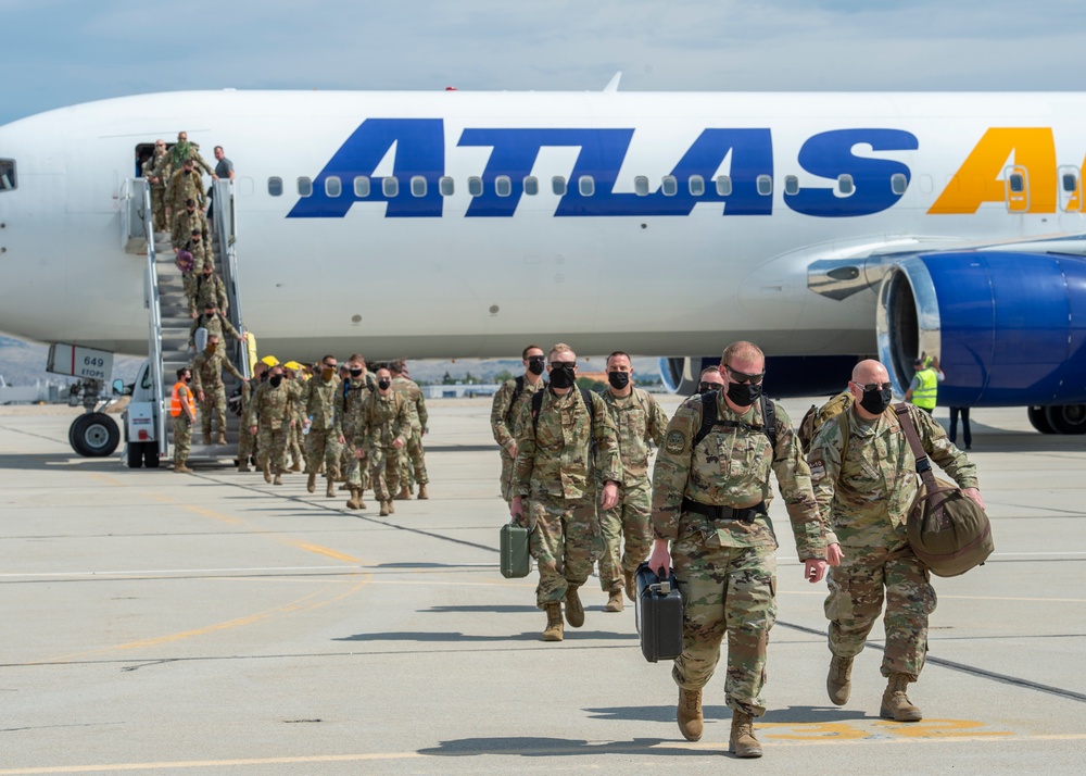 Second Wave of 124th Airmen Return Home From Deployment