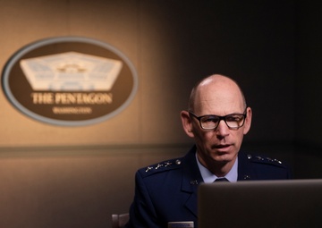 Lt. Gen. Duke Z. Richardson speaks at a virtual AFA event