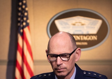 Lt. Gen. Duke Z. Richardson speaks at a virtual AFA event