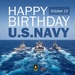 U.S. Navy Birthday infographic