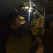 Aviation Machinist's Mate Replaces Ground Wire On An F/A-18E Super Hornet, From The &quot;Mighty Shrikes&quot; Of Strike Fighter Squadron (VFA) 94