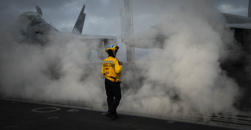 Sailors Conduct Flight Operations