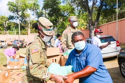 VING assists with food distribution