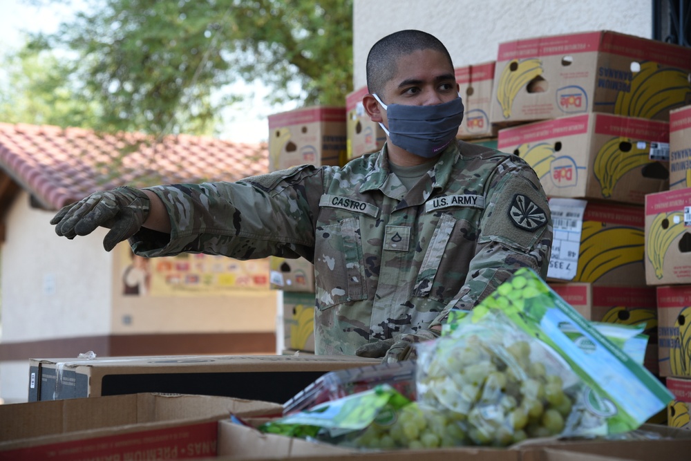 Arizona National Guard continues to support food banks