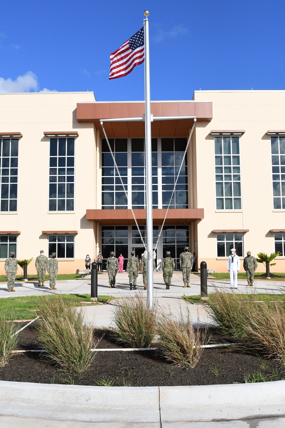 Flag raised for the first time at new BHC Kaneohe Bay facility