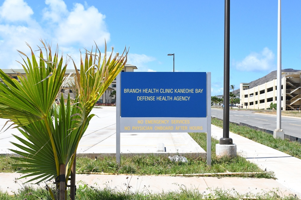 Sign outside new BHC Kaneohe Bay facility