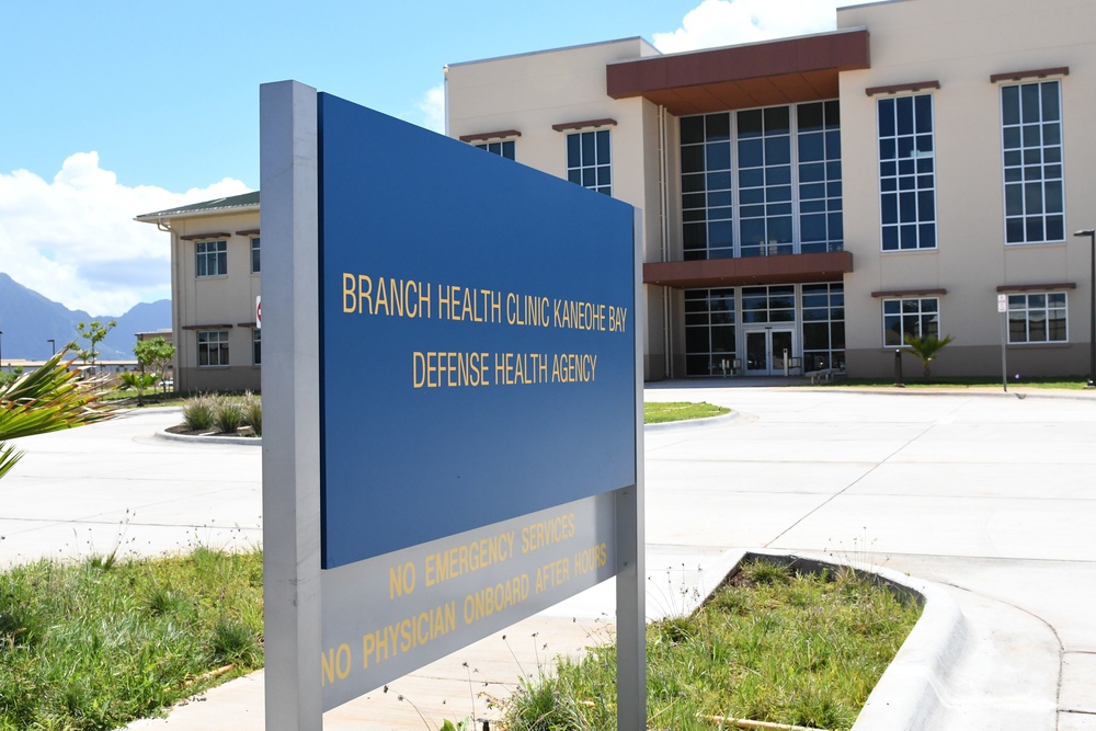 Sign outside new BHC Kaneohe Bay facility